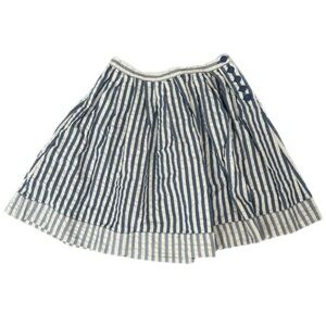 Urban Outfitters Kimchi Blue Circle Skirt Blue and White Striped Size 2